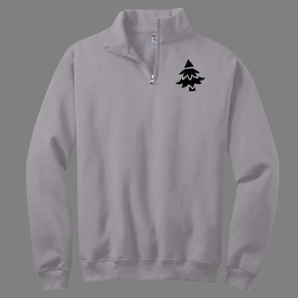 Tree - NuBlend ® 1/4 Zip Cadet Collar Sweatshirt Thumbnail