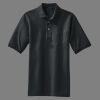 Heavyweight Cotton Pique Polo with Pocket Thumbnail