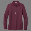 Women's Silk Touch Long Sleeve Polo Thumbnail